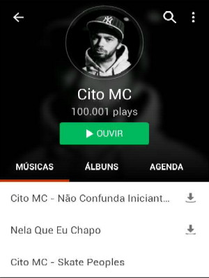 Cito MC, o skate sendo reconhecido também em música