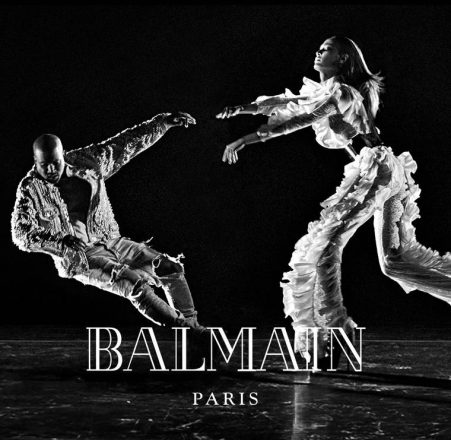 Balmain + Kanye West + Kim Kardashian (1)