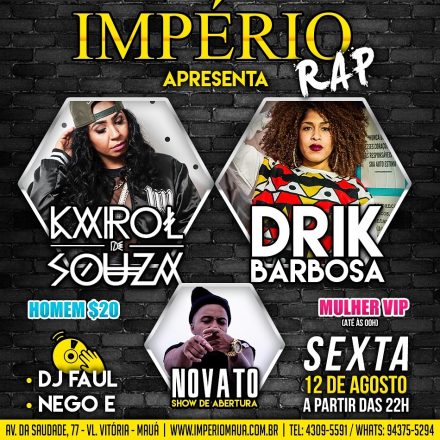 Império Rap com Karol de Souza e Drik Barbosa