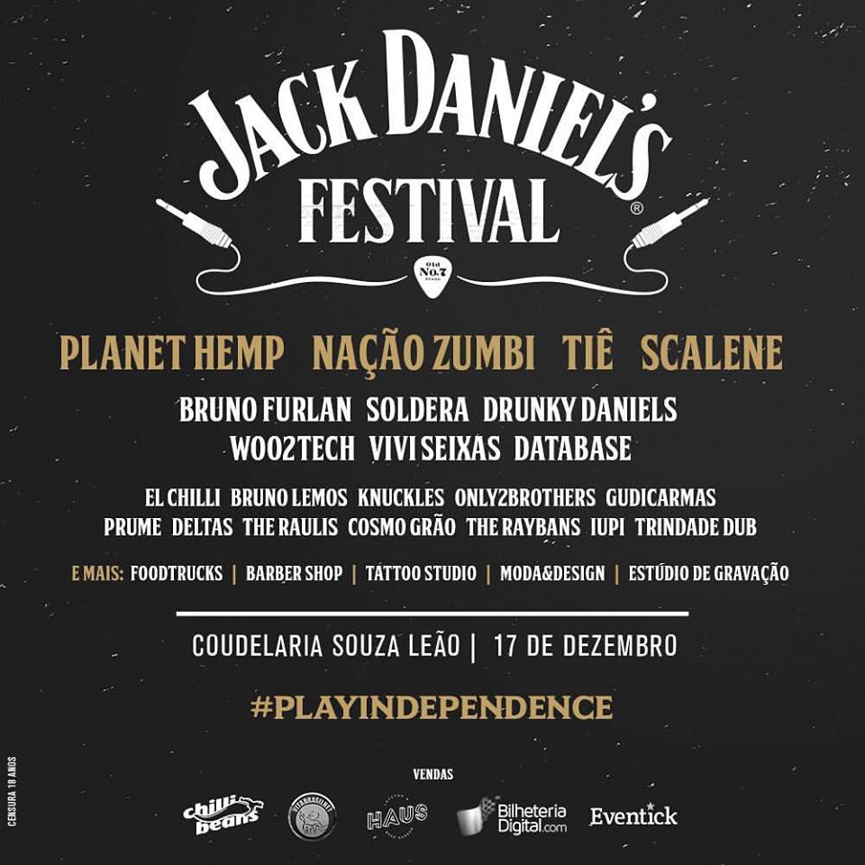 Pelo segundo ano consecutivo Jack Daniel's Festival promete mais de 15