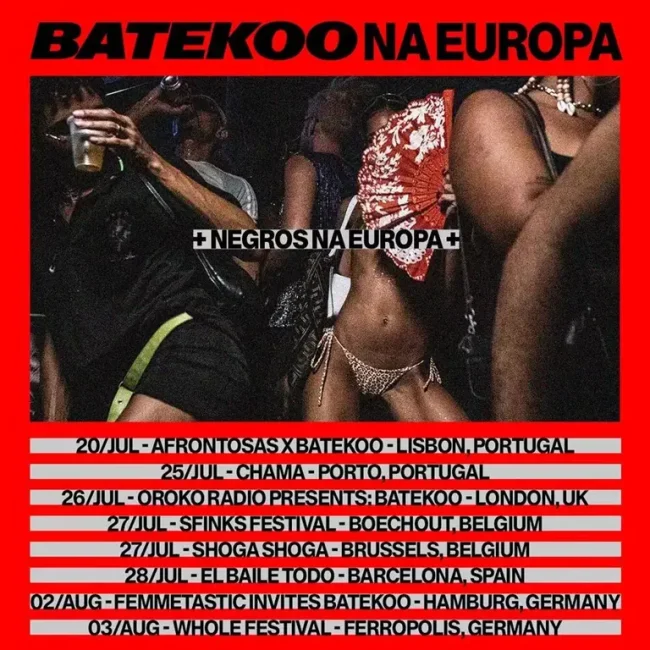 BATEKOO celebra a cultura afro-diaspórica e brasileira em sua terceira turnê pela Europa