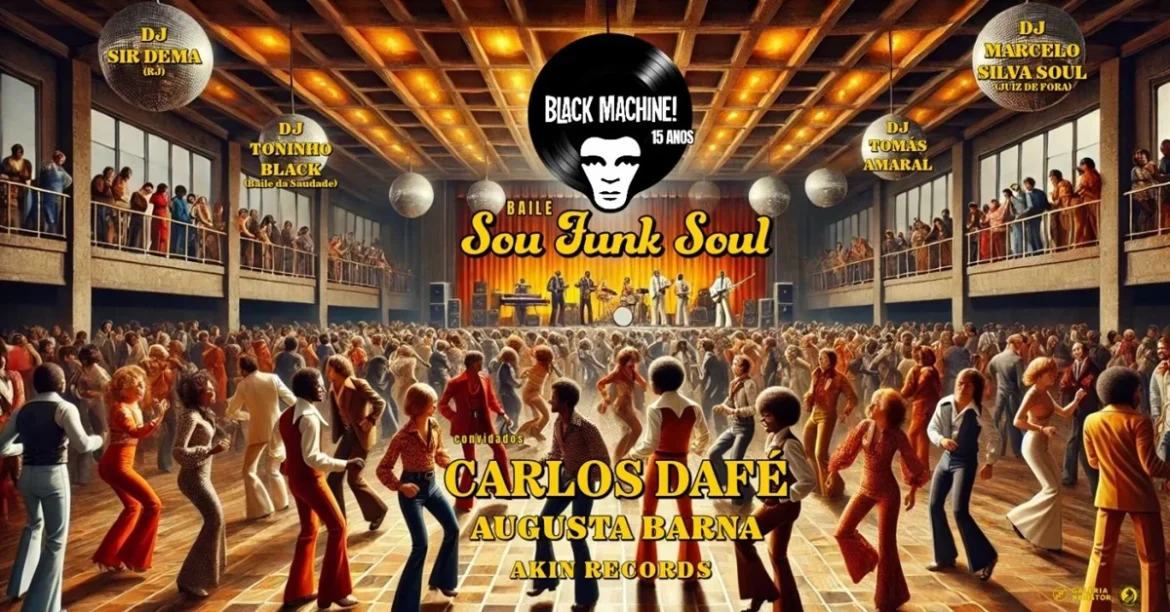 Baile Sou Funk Soul – banda Black Machine celebra 15 anos