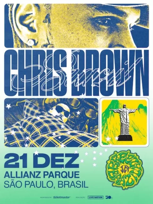 Chris Brown encerra 14 anos de espera e anuncia show de greatest hits no Brasil