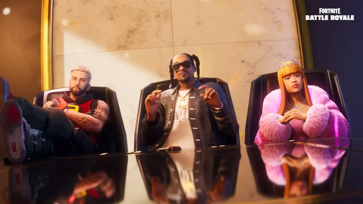 SNOOP DOGG, EMINEM E ICE SPICE FAZEM SHOW NA TIME SQUARE PARA O LANÇAMENTO DO CAPÍTULO 2 REMIX DO FORTNITE BATTLE ROYALE